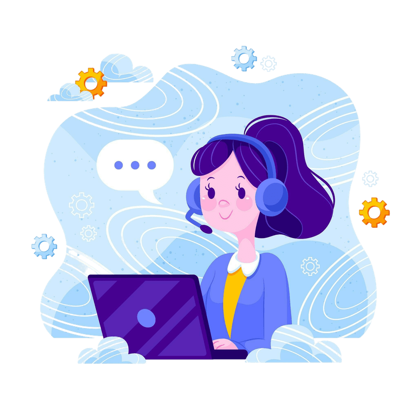 Support team illustration